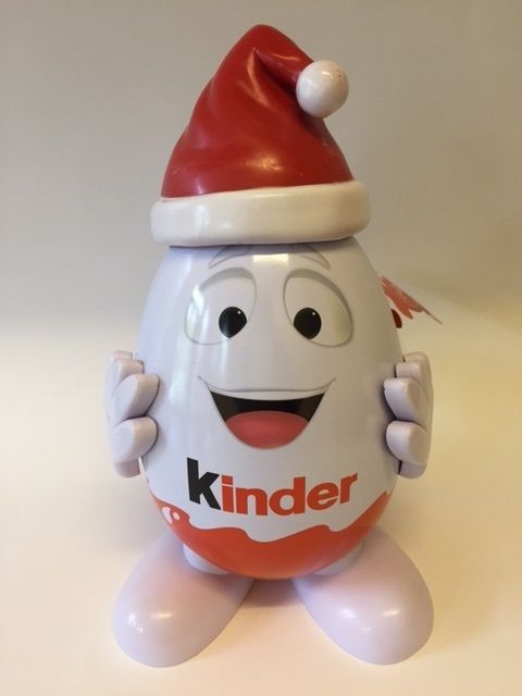 Kinder Surprise Mini Kinderino Eggman Mascot Limited Edition XMAS Gift 2015 RARE 