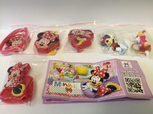 Kinder Surprise Minnie Mouse Limited Edition Complete Set CHINA 2016 MEGA RARE
