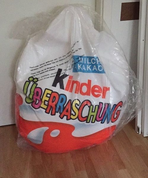 Kinder Surprise Kids Bean Bag Limited Edition 2016 Germany Collectors Item RARE