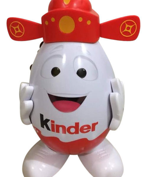 Kinderino Mascot Eggman Kinder Surprise Joys Limited Edition 2017 Malaysia Rare