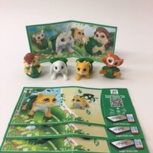 FT001 - DC006 IN Animals from The World of Your Choice Kinder Surprise Italy 